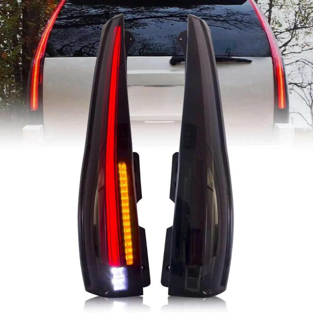 07-14 GMC Yukon Chevrolet Tahoe Suburban 3th Gen (GMT900) Vland LED Tail Lights with Sequential Turn Signal