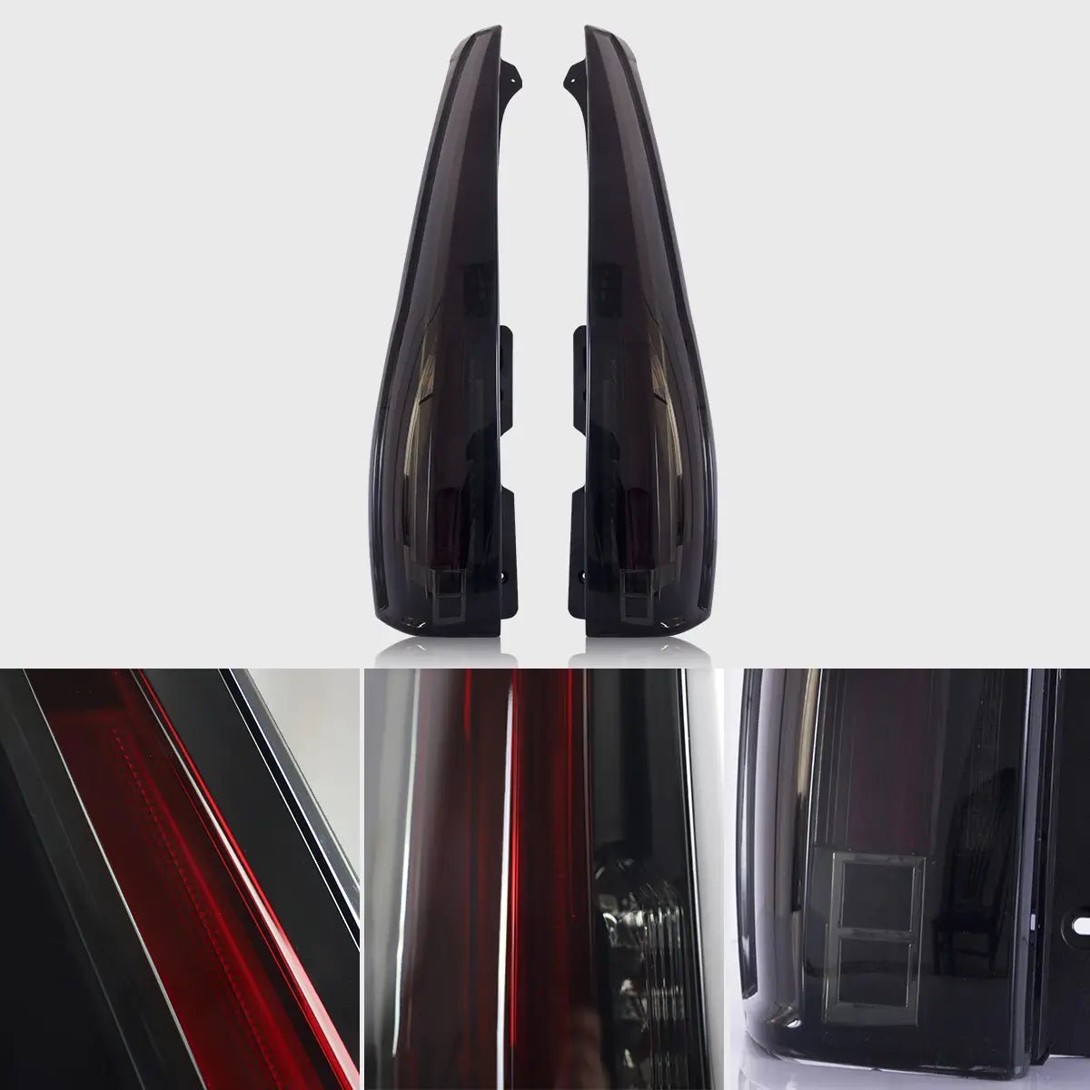 07-14 GMC Yukon Chevrolet Tahoe Suburban 3th Gen (GMT900) Vland LED Tail Lights with Sequential Turn Signal - Image 6