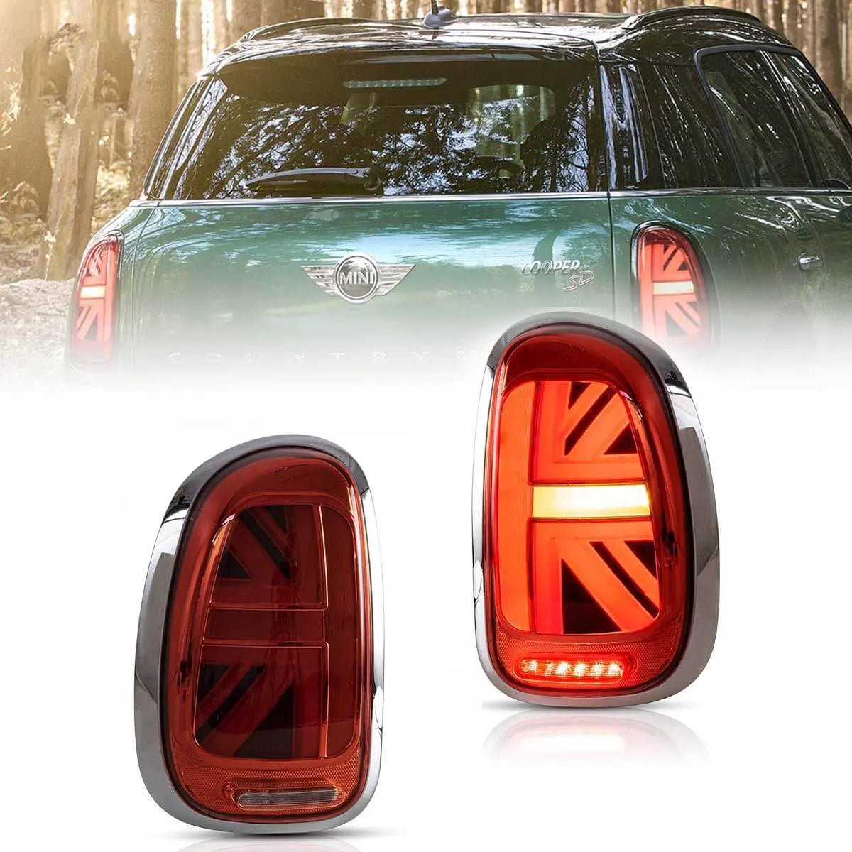 10-16 Mini Cooper Countryman R60 Vland LED Tail Lights With Dynamic Welcome Lighting - Image 2