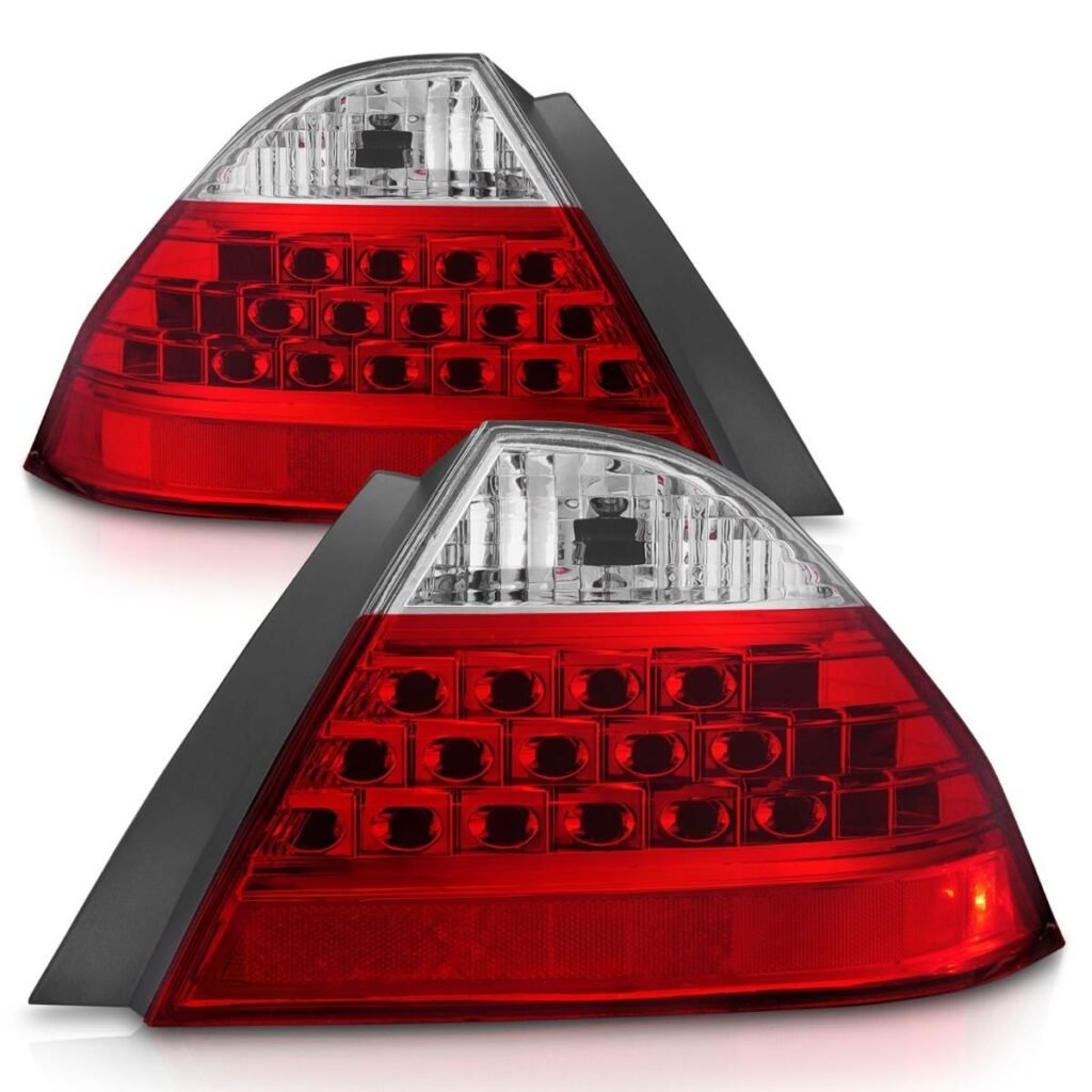 Honda Accord 06-07 4DR Tail Lights Red/Clear