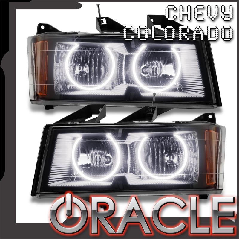 Oracle Lighting 2004-2012 Chevrolet Colorado Pre-assembled Led SMD Halo Headlights