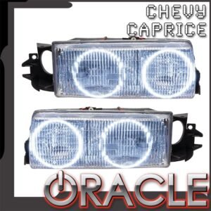 Oracle Lighting 1991-1996 Chevrolet Caprice Pre-assembled SMD Halo Headlights - Image 1