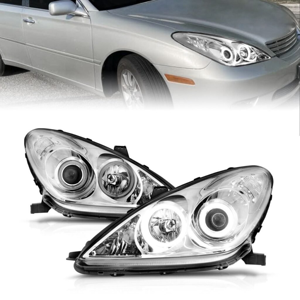 Lexus ES 300 02-03 / ES 330 04 Projector Headlights Chrome