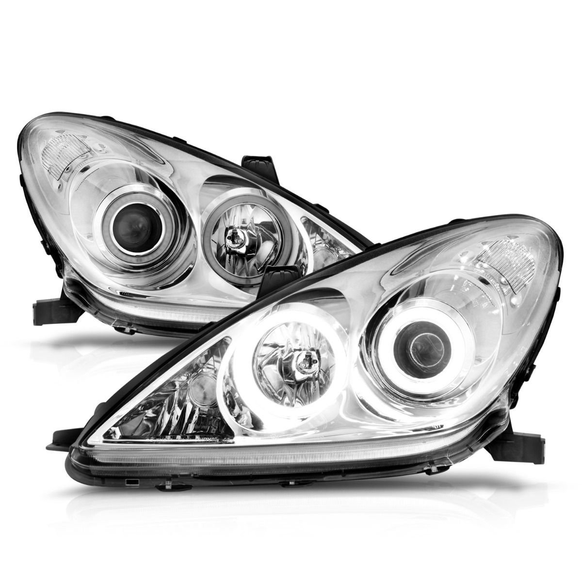 Lexus ES 300 02-03 / ES 330 04 Projector Headlights Chrome - Image 4
