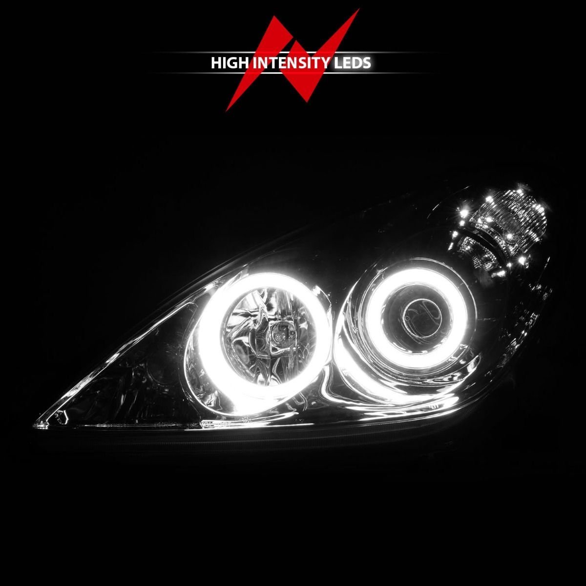 Lexus ES 300 02-03 / ES 330 04 Projector Headlights Chrome - Image 6
