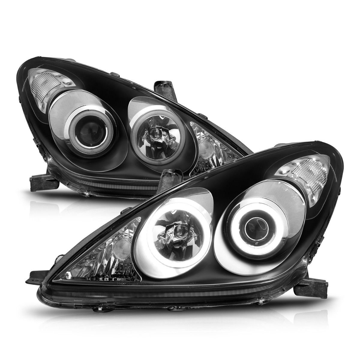 Lexus ES 300 02-03 / ES 330 04 Projector Headlights Black - Image 4