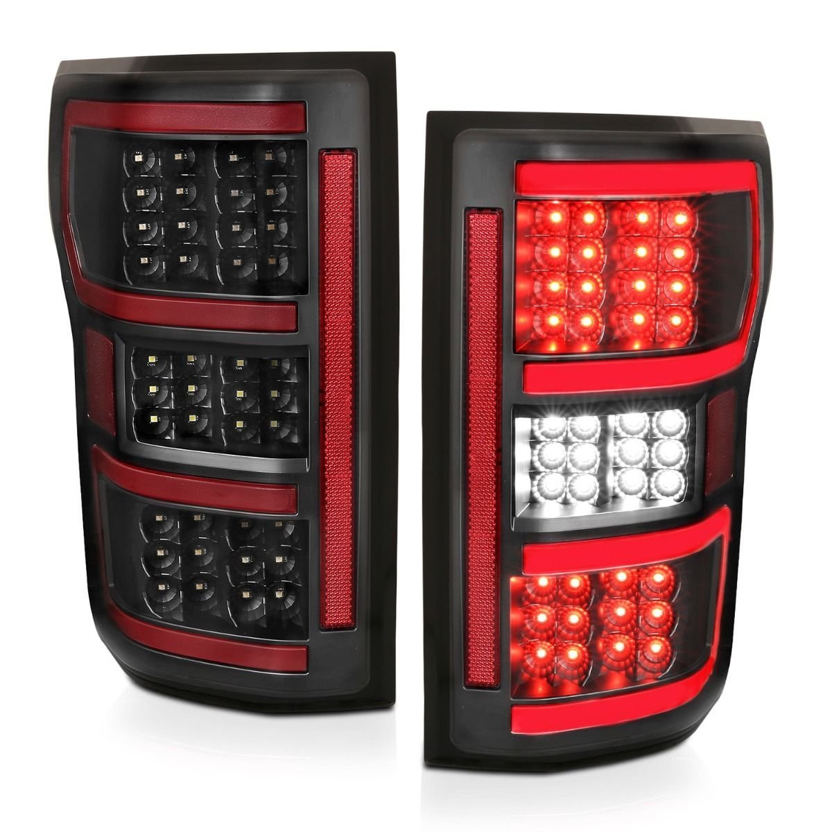 Ford F-150 18-20 Full Led Taillights W/ Black Housing - Image 10
