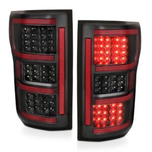 Ford F-150 18-20 Full Led Taillights W/ Black Housing - Image 2