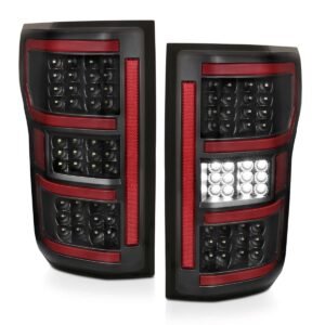 Ford F-150 18-20 Full Led Taillights W/ Black Housing - Image 3