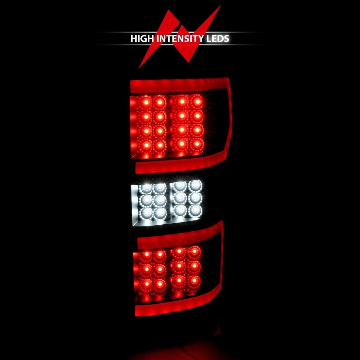 Ford F-150 18-20 Full Led Taillights W/ Black Housing - Image 7