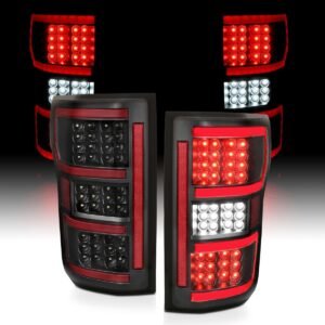Ford F-150 18-20 Full Led Taillights W/ Black Housing - Image 8