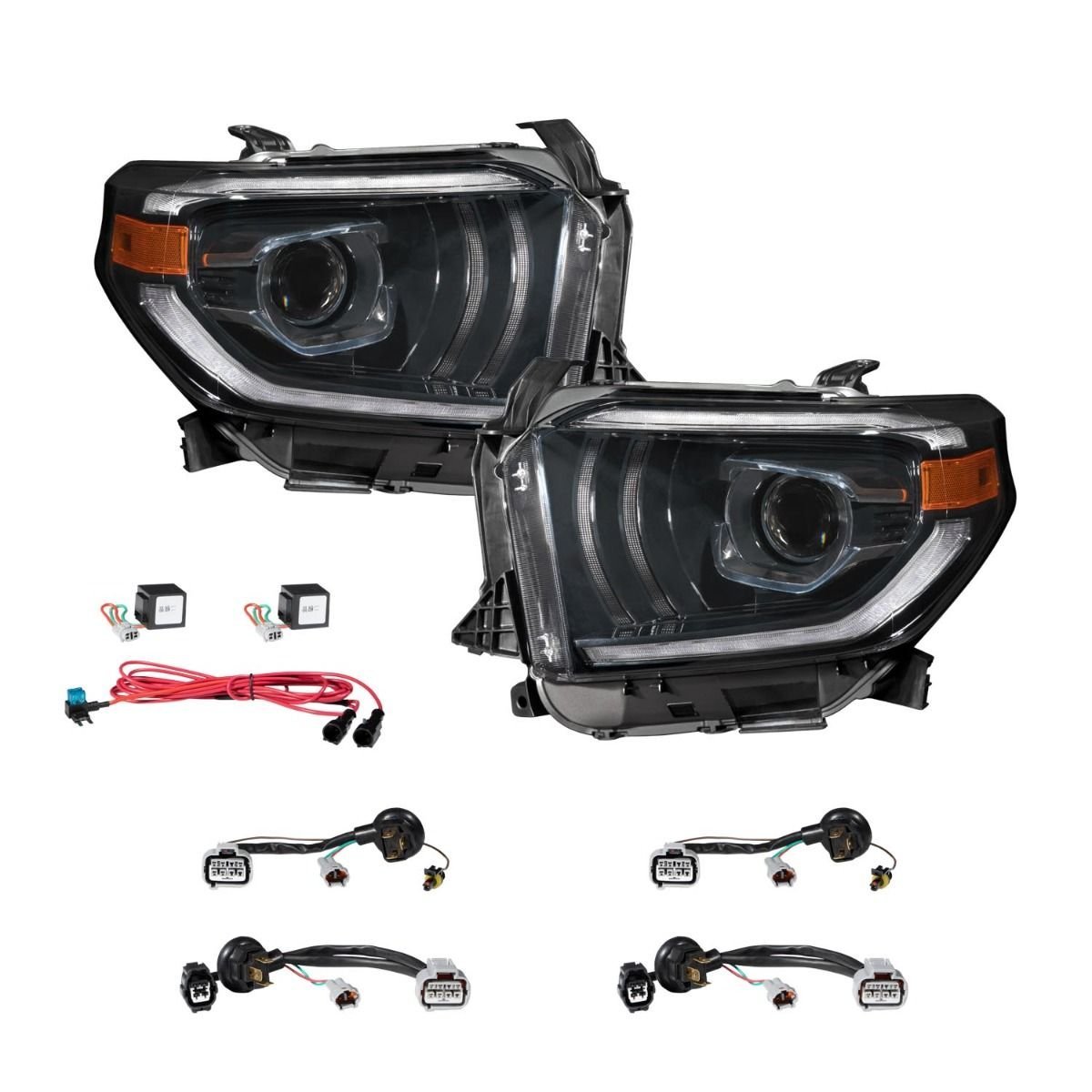 2014-2021 Toyota Tundra LED Projector Headlights (pair) - Image 9