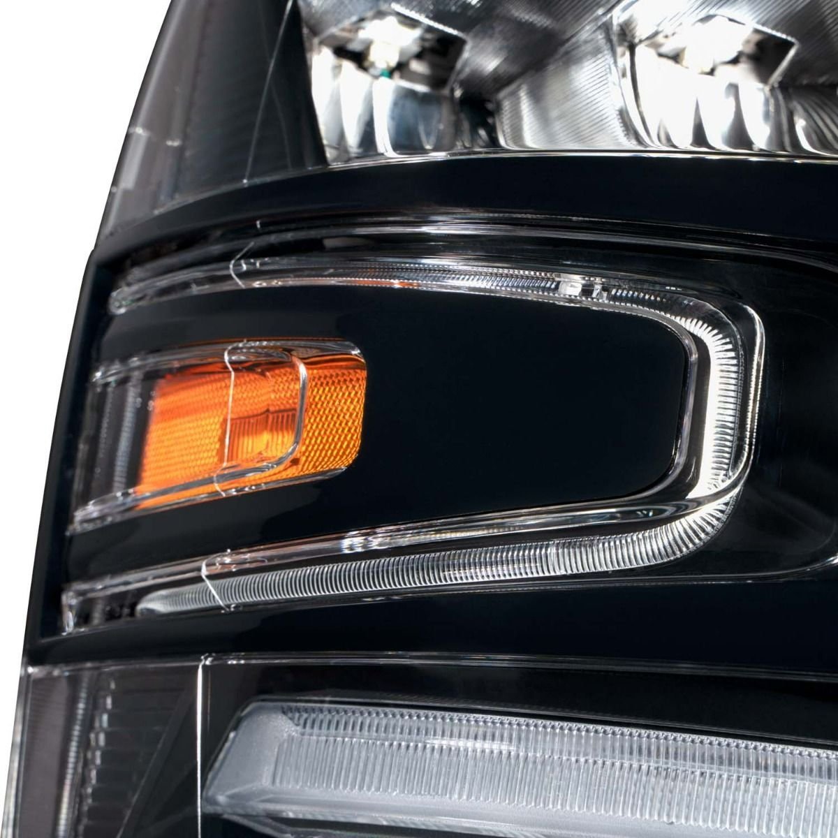 2007-2013 Chevrolet Silverado LED Reflector Headlights (pair) - Image 10