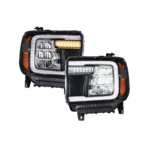 2014-2018 GMC Sierra 1500 LED Reflector Headlights (pair) - Image 1