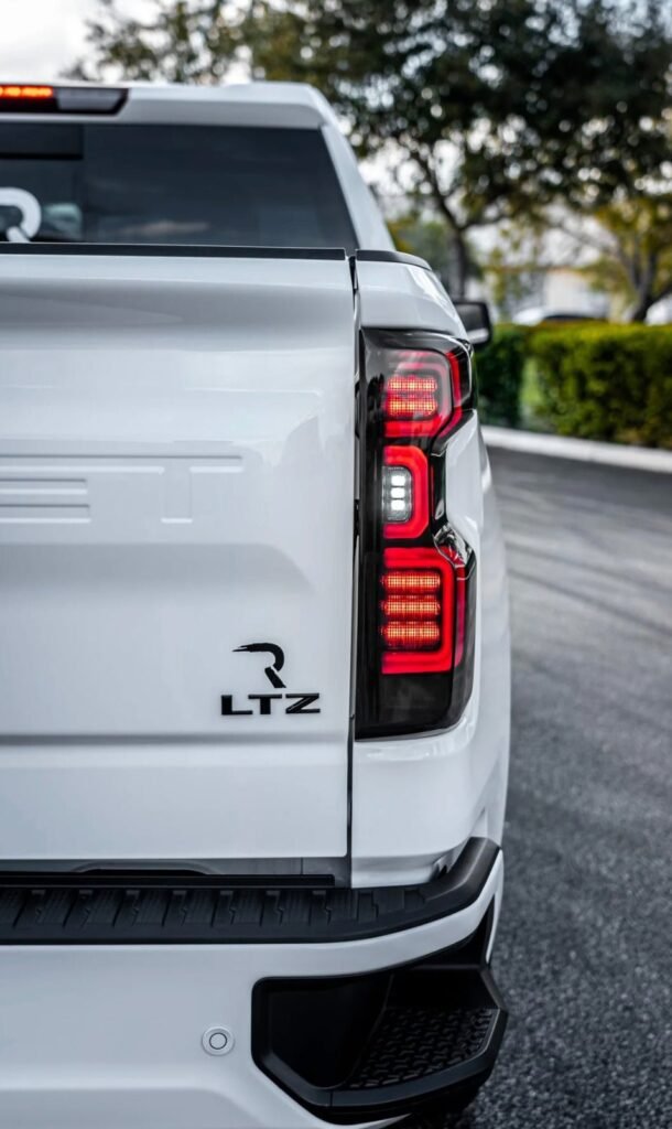 Chevy Silverado 1500 19-23 (Replaces OEM LED Tail Lights ONLY) Tail Lights OLED Red Smoked