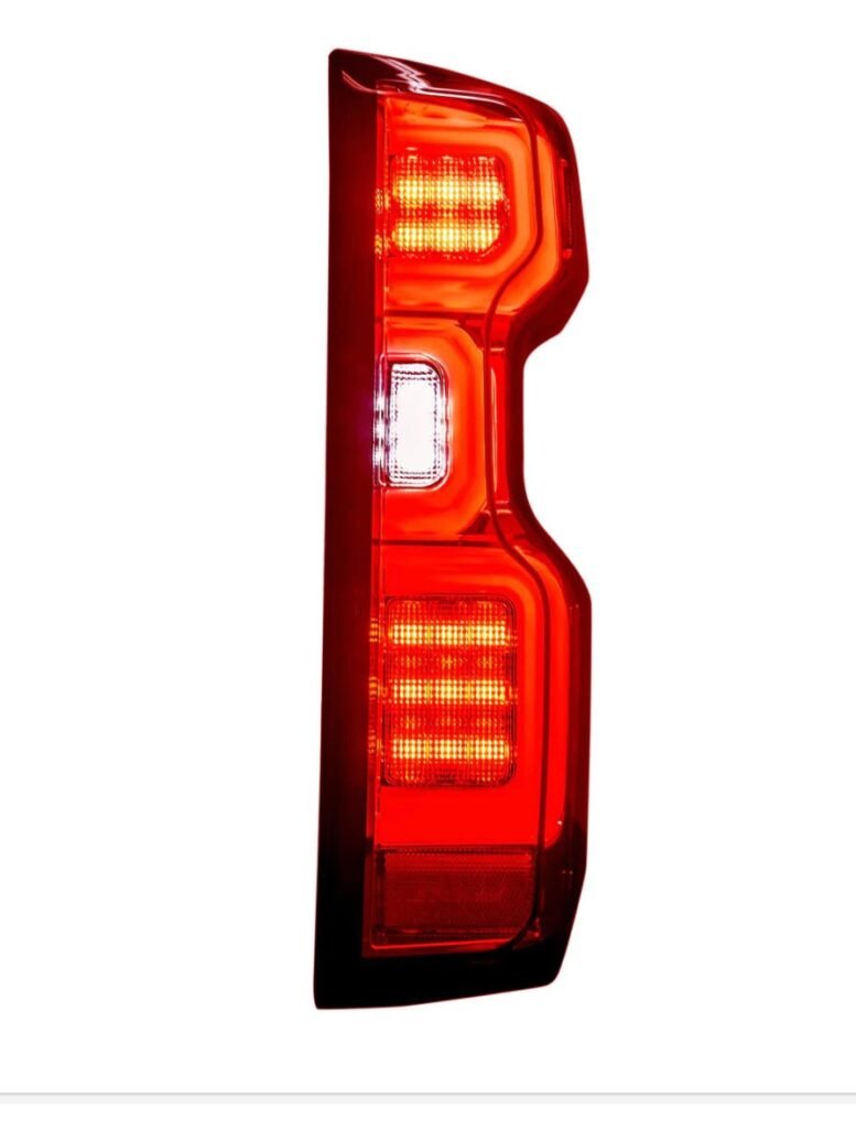 Chevy Silverado 1500 19-23 (Replaces OEM LED Tail Lights ONLY) Tail Lights OLED Red