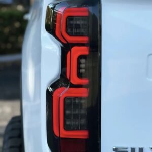 Chevy Silverado 1500 19-23 (Replaces OEM Halogen Tail Lights ONLY) Tail Lights OLED Smoked - Image 5