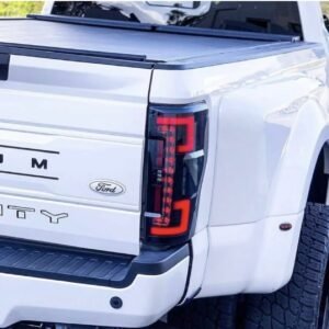 Ford Super Duty 20-22 (Replaces OEM Halogen) Tail Lights OLED in Smoked - Image 4