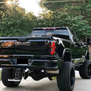 Fits GMC Sierra 1500 2019-21/2500 3500 20-21 Replaces OEM LED Tail Lights Smoked - Image 1