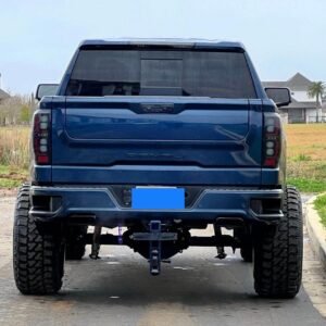 Fits GMC Sierra 1500 2019-21/2500 3500 20-21 Replaces OEM LED Tail Lights Smoked - Image 7