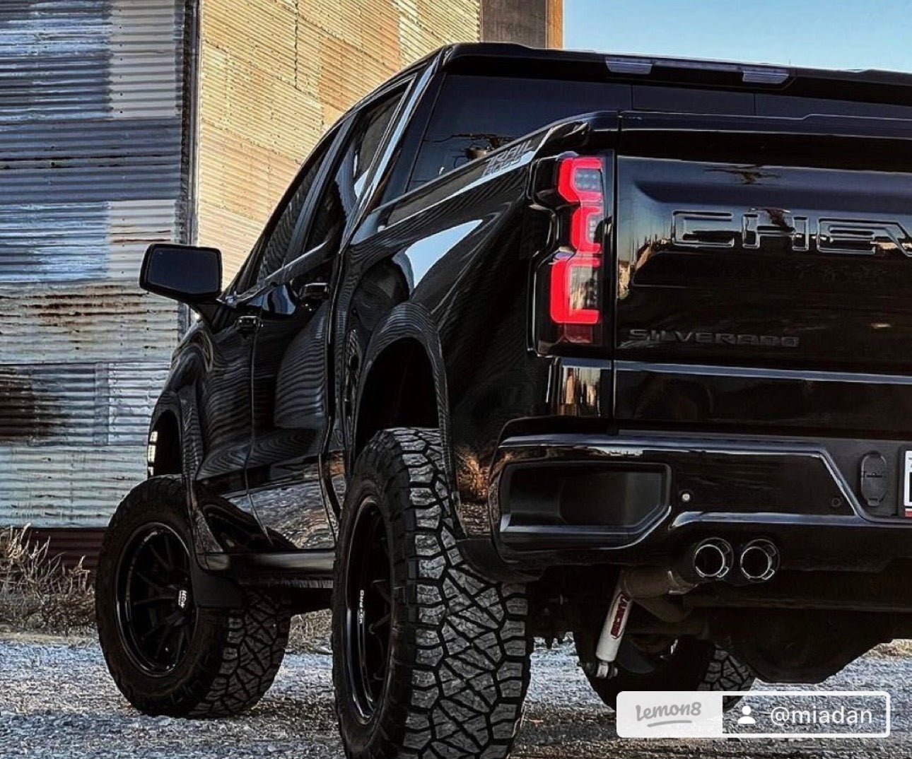 Chevy Silverado 1500 19-23 (Replaces OEM LED Tail Lights ONLY) OLED Smoked - Image 3