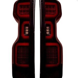 Chevy Silverado 1500 19-23 (Replaces OEM LED Tail Lights ONLY) Tail Lights OLED Red Smoked - Image 5