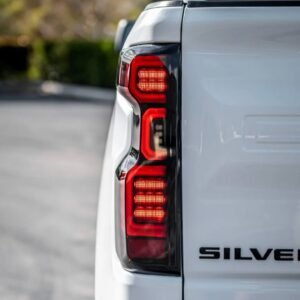 Chevy Silverado 1500 19-23 (Replaces OEM LED Tail Lights ONLY) Tail Lights OLED Red Smoked - Image 1