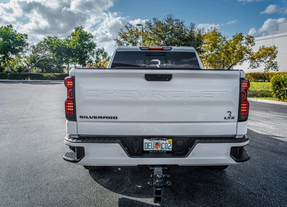 Chevy Silverado 1500 19-23 (Replaces OEM LED Tail Lights ONLY) Tail Lights OLED Red
