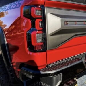 Chevy Silverado 1500 19-23 (Replaces OEM LED Tail Lights ONLY) OLED Smoked - Image 1