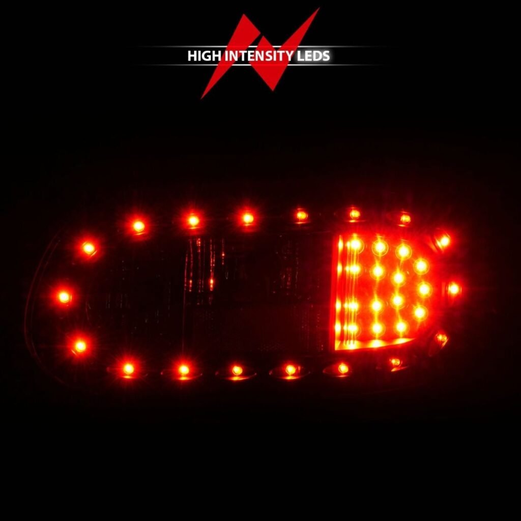 Mazda Miata 98-05 Led Tail Lights W/ Black Housing