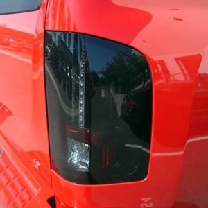 GMC Sierra 07-13 Tail Lights LED in Smoked - Image 5
