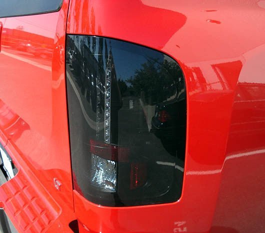 GMC Sierra 07-13 Tail Lights LED in Smoked