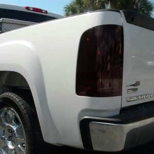 GMC Sierra 07-13 Tail Lights LED in Dark Red Smoked - Image 5