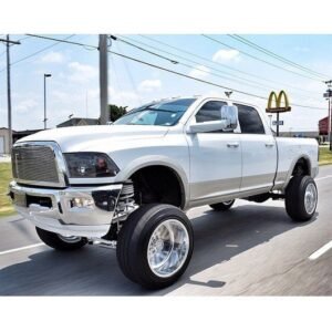 Dodge RAM 1500 09-19 2500/3500 10-18 Projector Headlights CCFL Halos & DRL Smoked/Black - Image 3