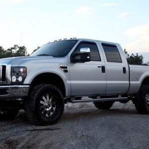 Ford Super Duty 08-10 Projector Headlights CCFL Halos/DRL Smoked/Black - Image 6