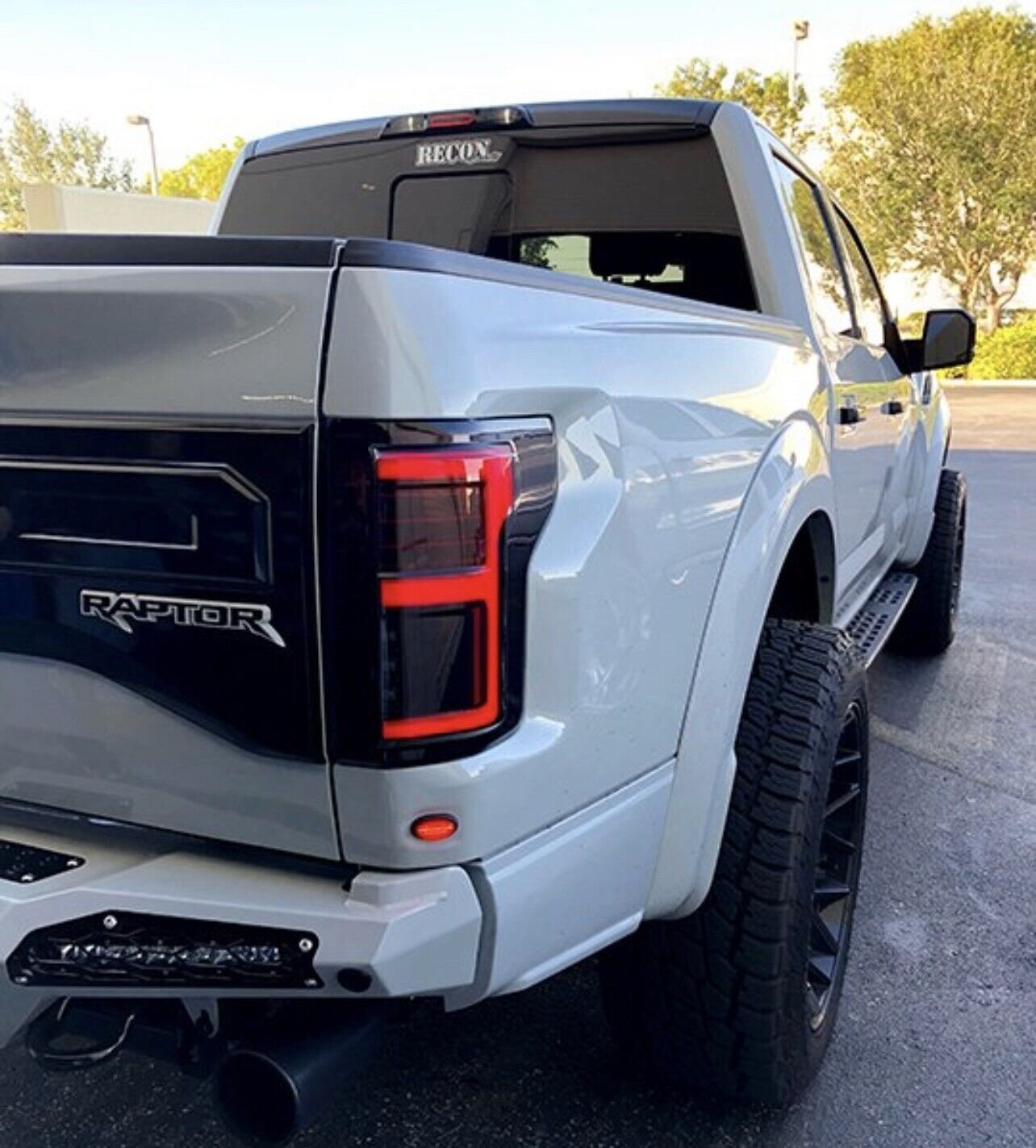 2015-2017 Recon 264268LEDBK Tail Lights Oled in for Ford F150/raptor Smoked - Image 3