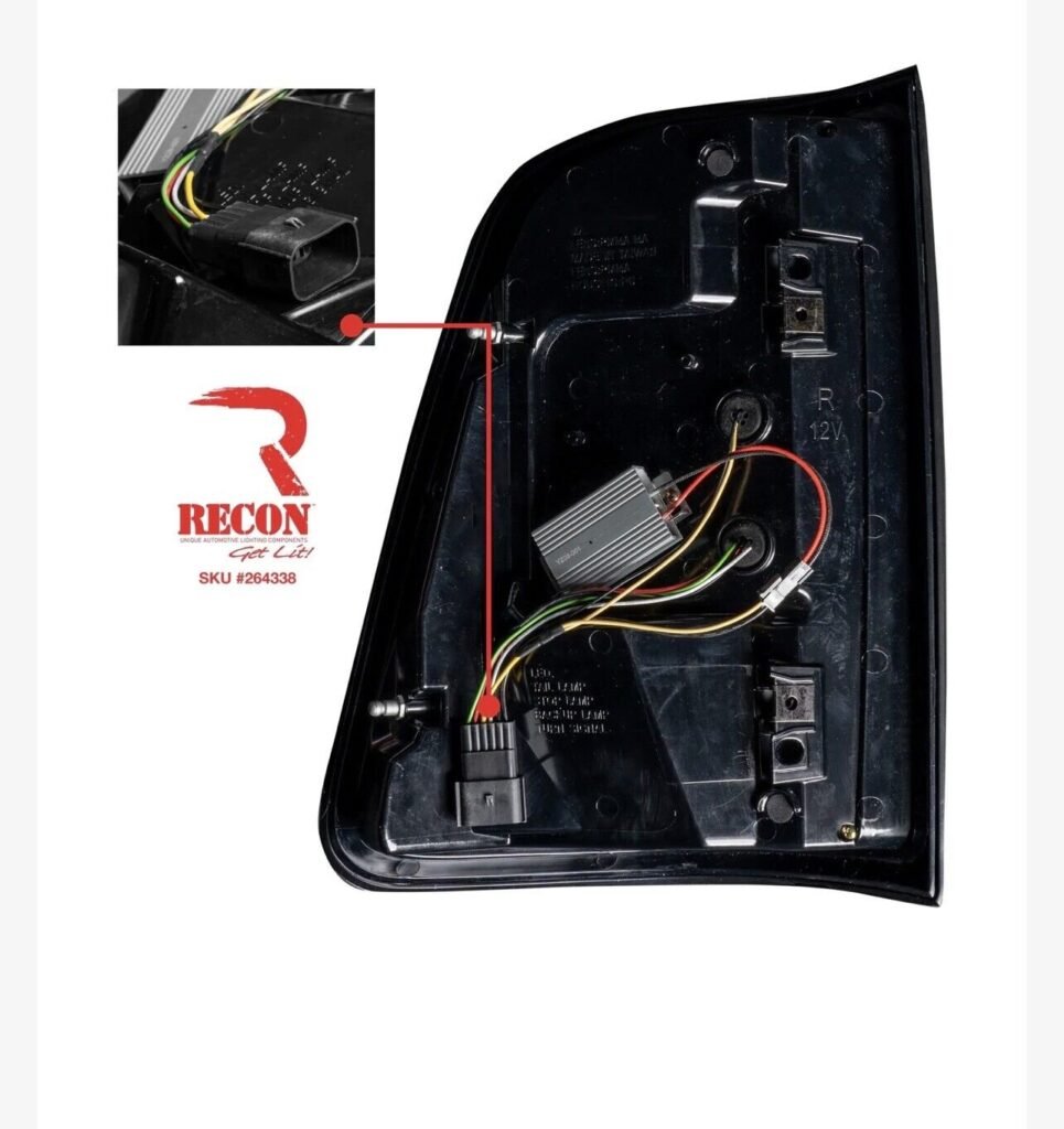 Fits Dodge RAM 1500 19-21 OLED Tail Lights Replaces OEM Halogen Scanning Amber