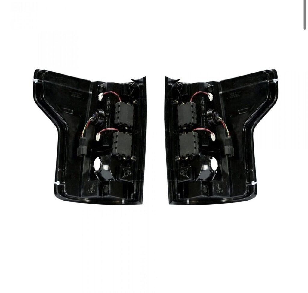 Fits Ford F150 18-20 (Replaces OEM Halogen) OLED tail Lights Red Smoke By RECON