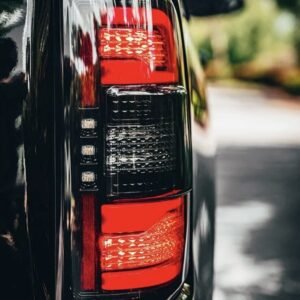 Fits Dodge RAM 1500 19-21 OLED Tail Lights Replaces OEM Halogen Scanning Amber - Image 2