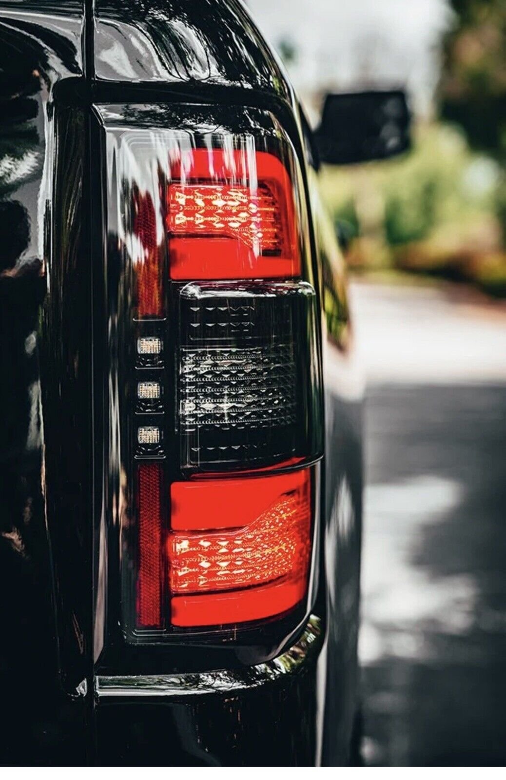 Fits Dodge RAM 1500 19-21 OLED Tail Lights Replaces OEM Halogen Scanning Amber - Image 2