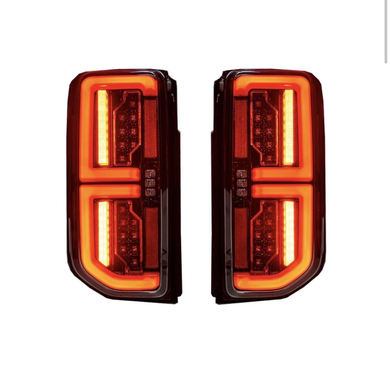 2021-2023 FITS Ford Bronco OLED TAIL LIGHTS - Clear Lens BY RECON - Image 2