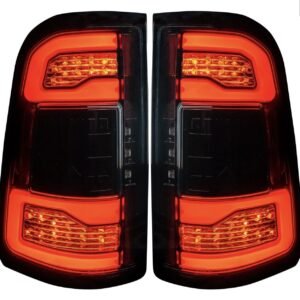 19-21Fits Dodge Ram 1500 OLED Tail Lights Scanning Turn Signal No Sensor Smoked - Image 2