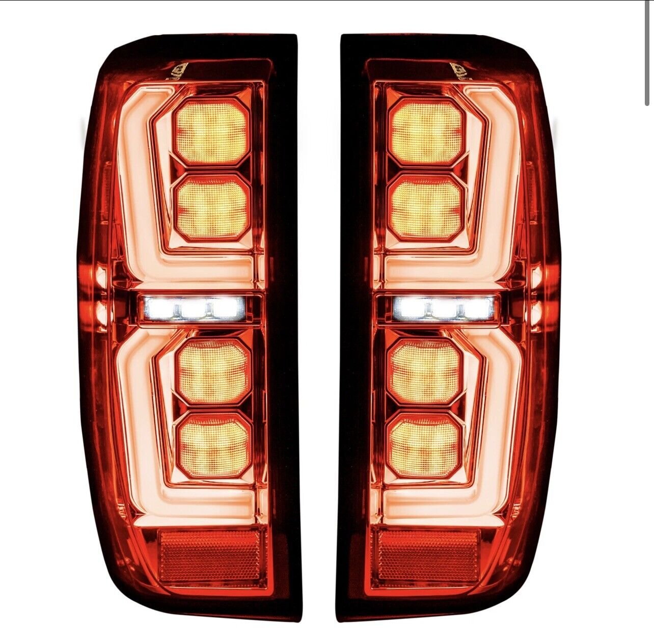 Fits GMC Sierra 1500 19-21 / 2500 3500 20-21 Replaces OEM HALOGEN Tail Lights - Image 3