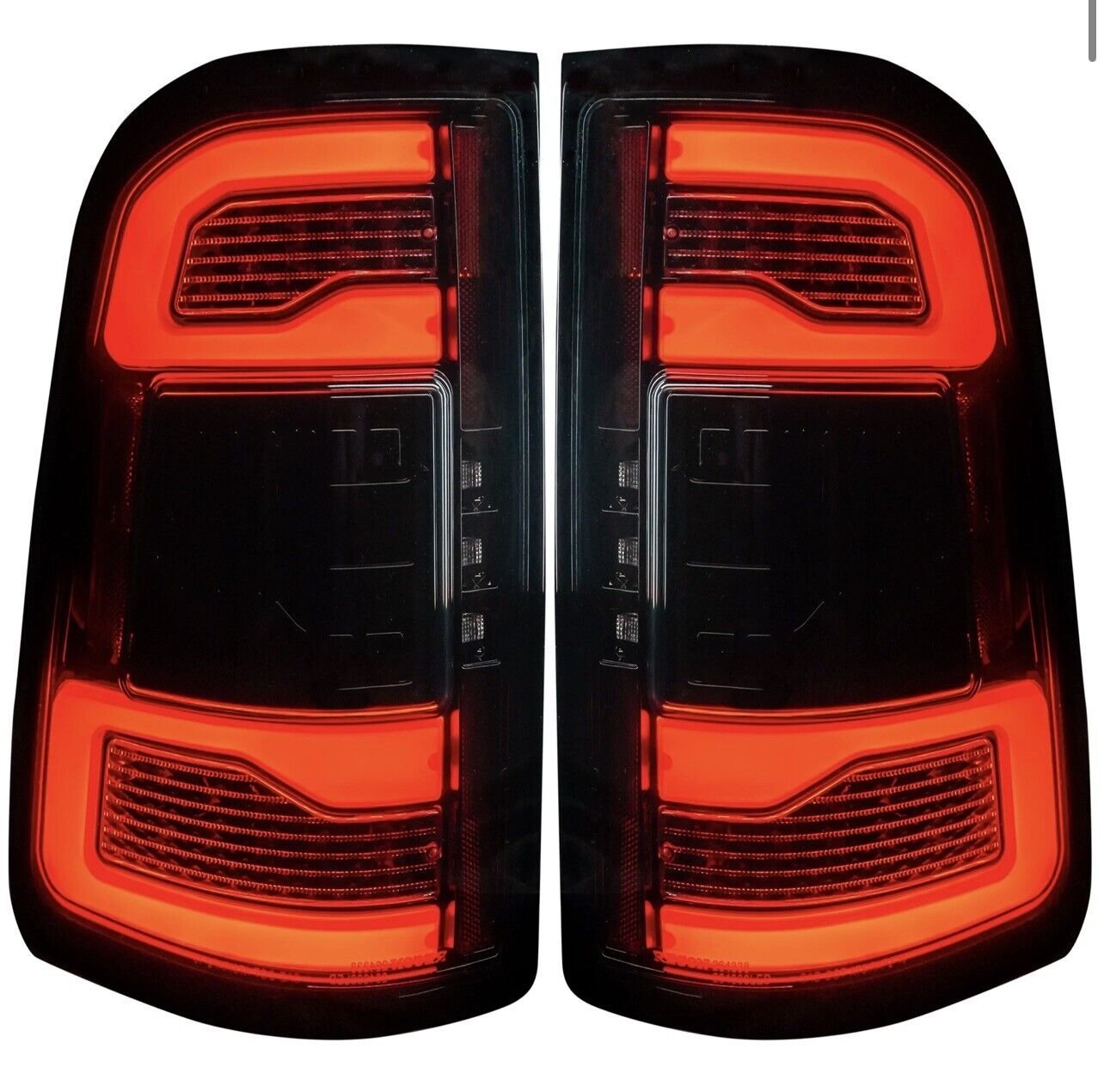 19-21Fits Dodge Ram 1500 OLED Tail Lights Scanning Turn Signal No Sensor Smoked - Image 3