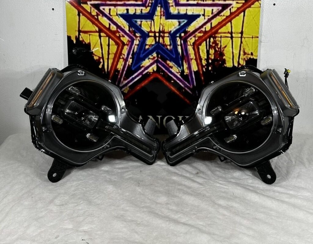 Fits 2021-2023 Ford Bronco Infiniti Xb Led Headlights /White DRL By Coplus