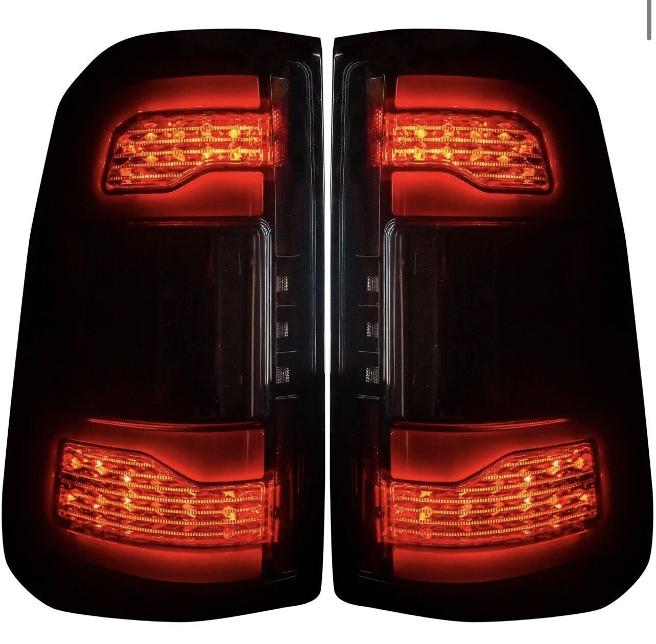 19-21Fits Dodge Ram 1500 OLED Tail Lights Scanning Turn Signal No Sensor Smoked - Image 4