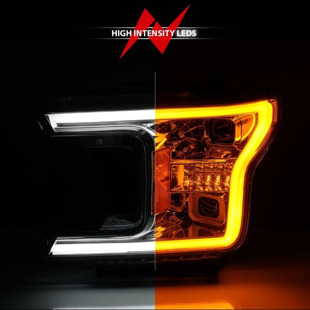 Honda Civic 04-05 2/3/4DR Projector Headlights Black W/ Led Halo
