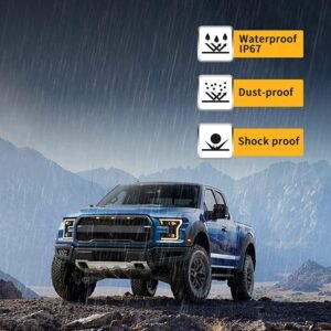 VLAND Full LED Headlights For Ford F150 13th Gen Pickup 2015-2017 With Amber DRL - Image 6
