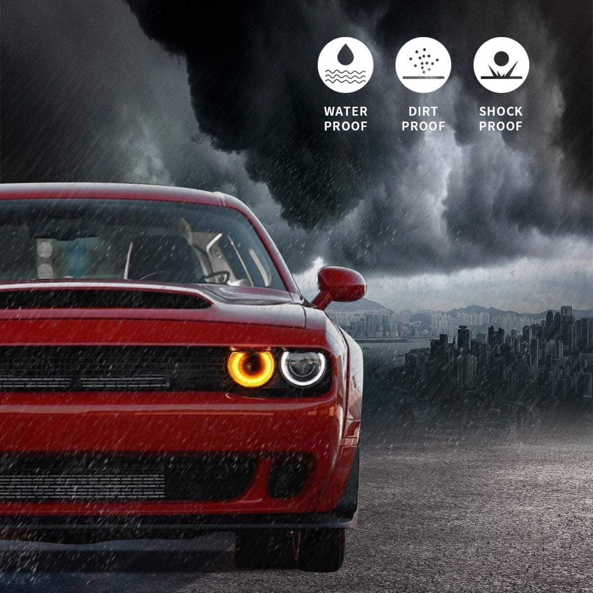 VLAND LED Halo Headlights For Dodge Challenger 2015-2020 With Sequential Turn Signals - Image 15