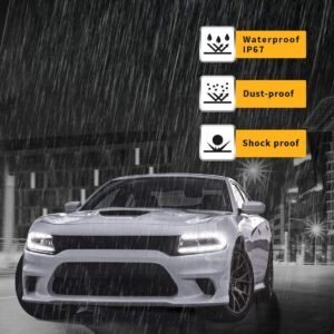VLAND LED Headlights For Dodge Charger 2015-UP OEM Factory Front Lights Assembly - Image 6